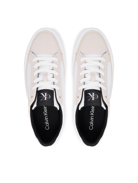 Calvin Klein Calvin Klein Laisvalaikio batai Vulc Flatf Laceup HW0HW03086 Balta