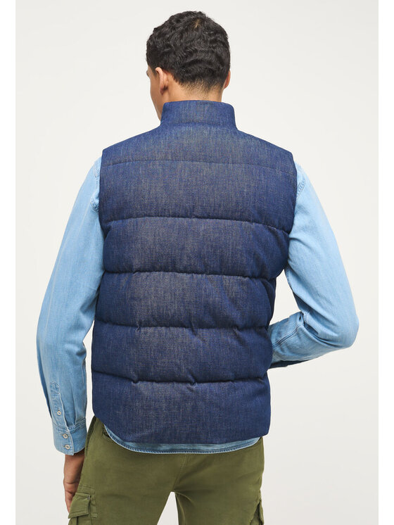 Mustang Mustang Smanicato Dennis Denim Quilt Blu Regular Fit
