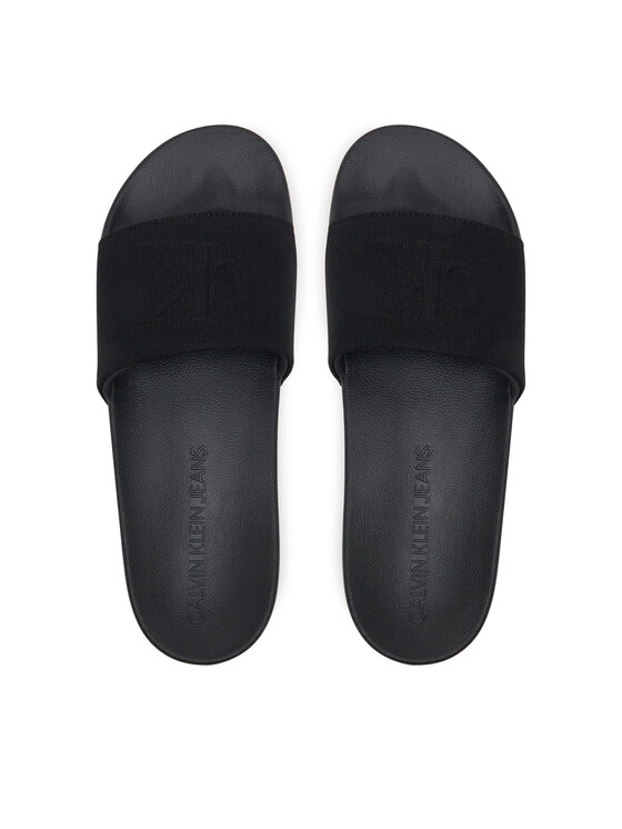 Calvin Klein Jeans Calvin Klein Jeans Nazouváky Slide Hf Mono Cv YM0YM01282 Černá