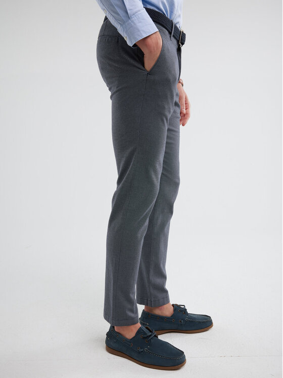 BIG STAR BIG STAR Chinosy ERHATI_402_350 Niebieski Chino Fit