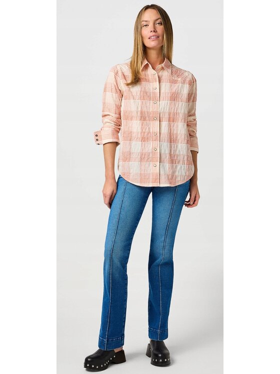 Wrangler Wrangler Jeansy Flare Niebieski Flare Fit