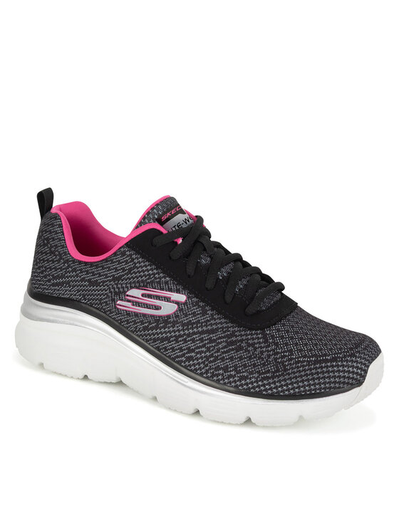 Skechers Skechers Tenisice FASHION FIT - BOLD BOUNDARIES 12719 BKHP Crna