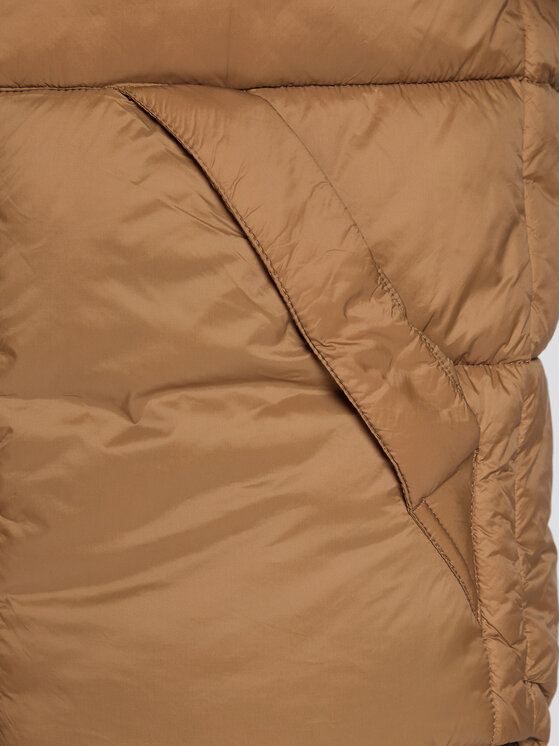 4F 4F Bezrękawnik H4Z22-KUMP002 Beżowy Regular Fit