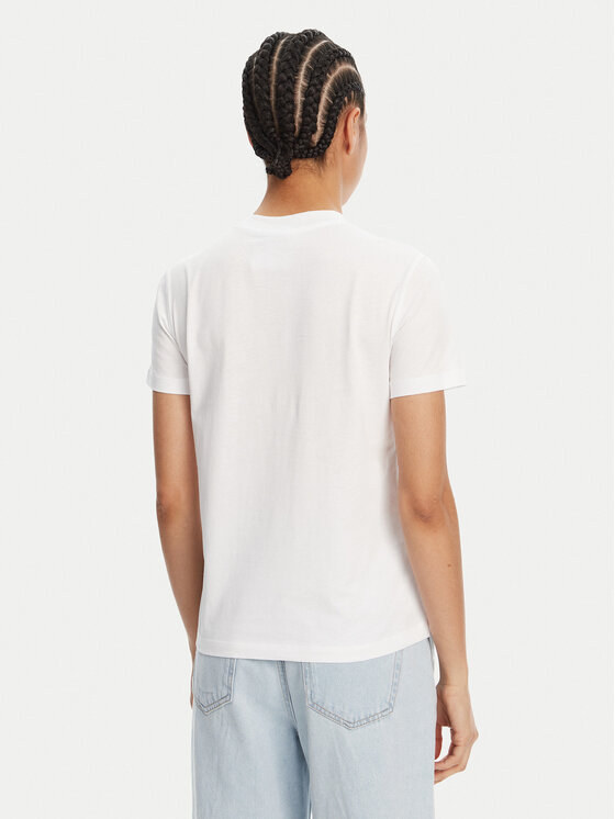 Versace Jeans Couture Versace Jeans Couture T-särk 78HAHE05 Valge Regular Fit