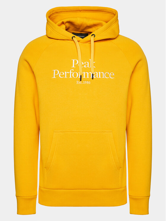 Peak Performance Majica Dugih Rukava Original G77756420 Žuta Regular Fit