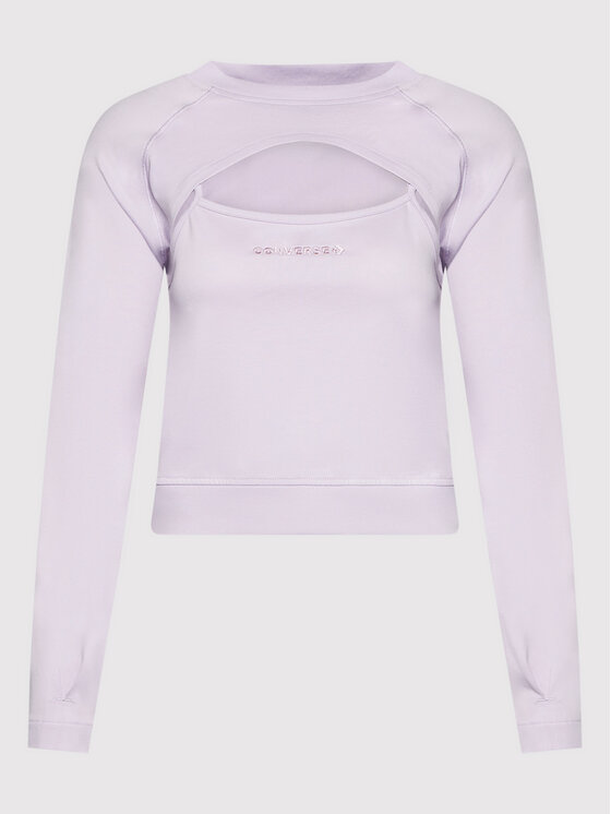 Converse Converse Blusa Twisted 10022960-A03 Rosa Relaxed Fit