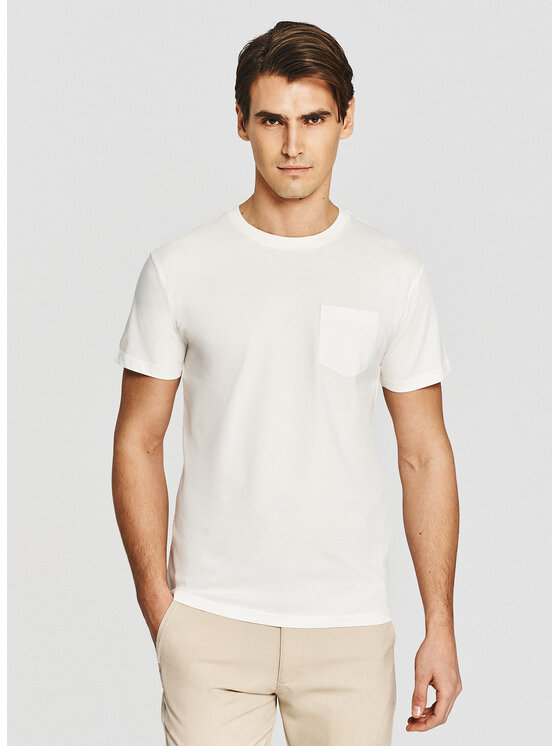 Pako Lorente Pako Lorente T-Shirt P26SF-TT-004 Biały Regular Fit