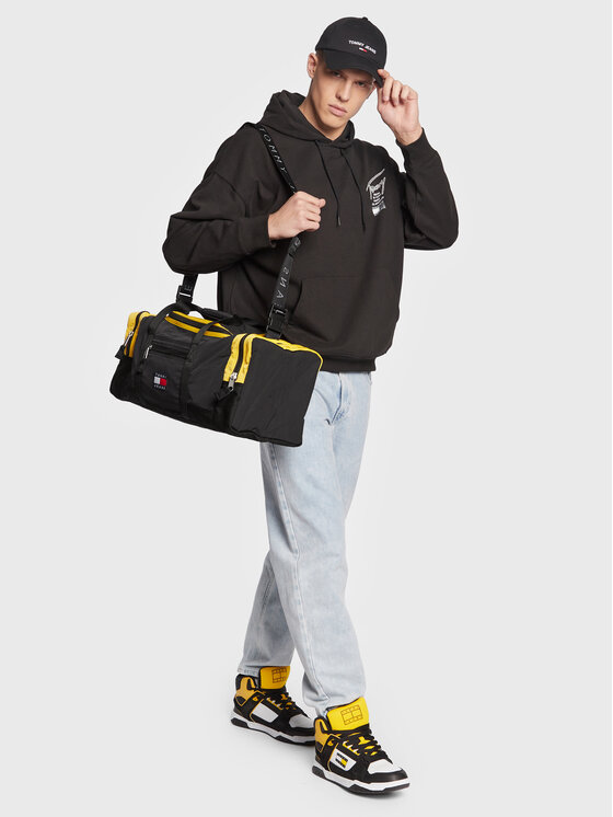 Tommy Jeans Tommy Jeans Putna torba Tjm Heritage Mix Duffle AM0AM10702 Crna