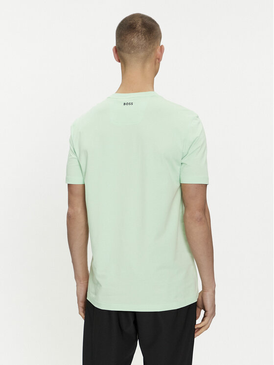 BOSS Boss Majica 50513010 Zelena Regular Fit
