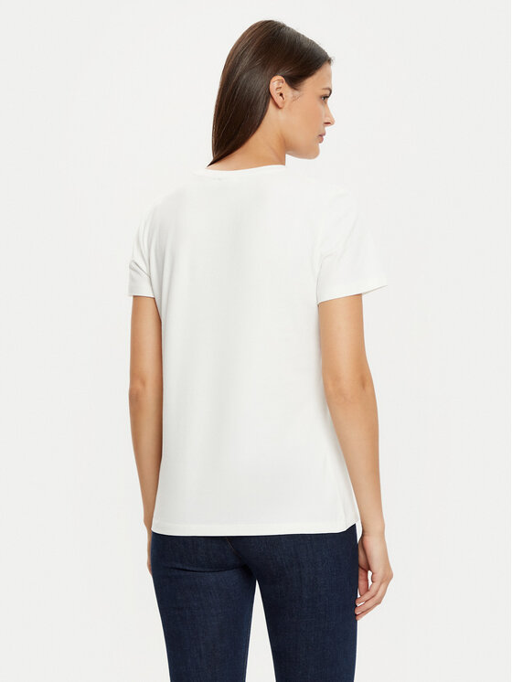 Guess Guess T-krekls V5RI05 J1314 Écru Regular Fit