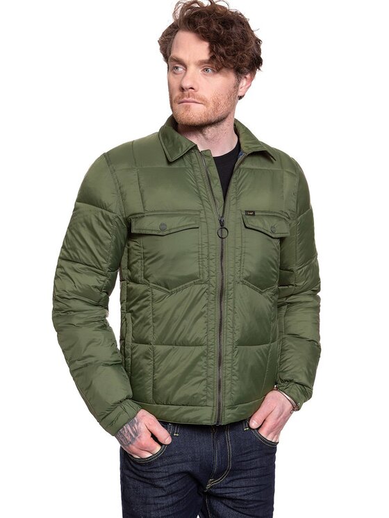 Lee Lee Giubbotto invernale LT CHETOPA PUFFER Verde Regular Fit