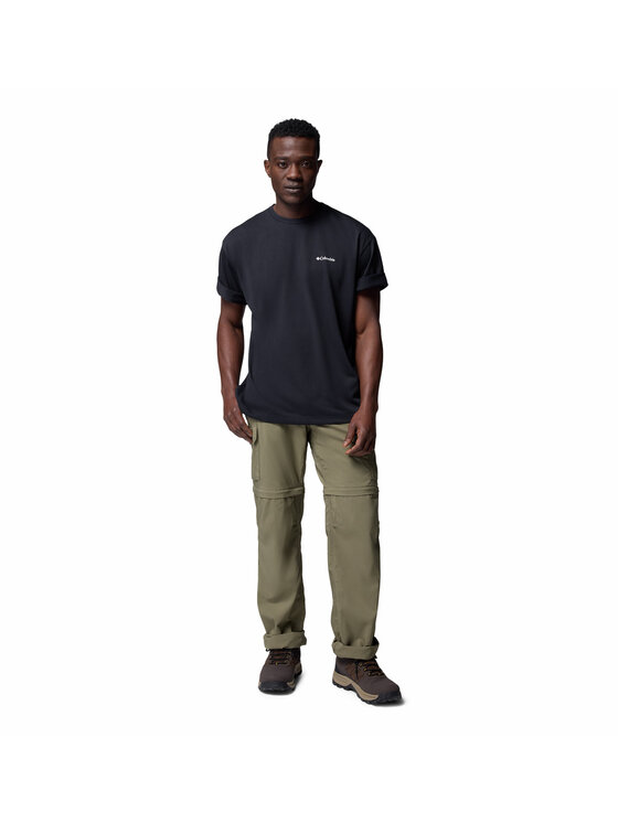 Columbia Columbia T-Shirt Columbia Cedar Trail Back Graphic Tee Czarny Regular Fit
