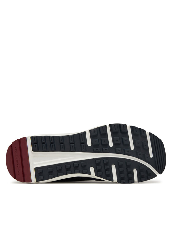 Tommy Hilfiger Tommy Hilfiger Sneakersy Outdoor Runner Mix FM0FM05574 Granatowy
