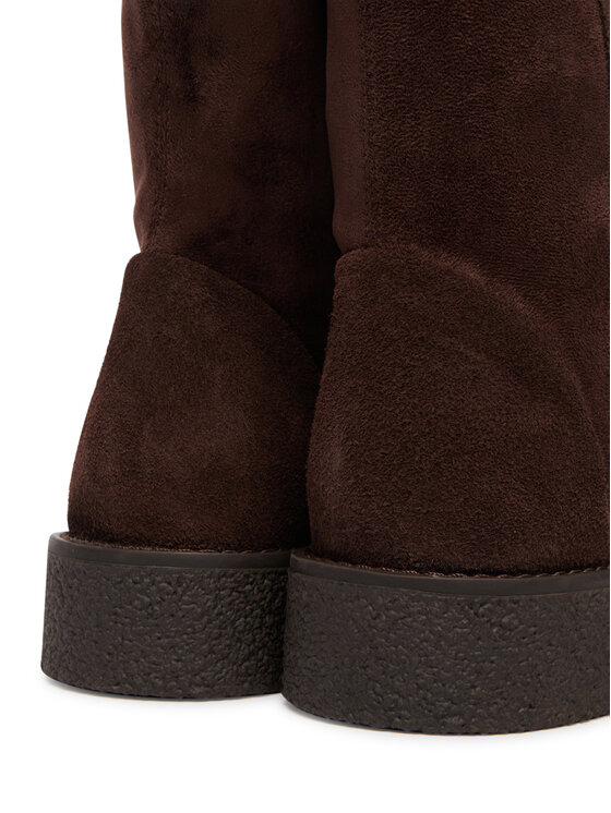 Clarks Clarks Botki Nella Bay 26327194 Brązowy ciemny