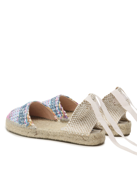 Manebi Manebi Espadrilles Raffia Yute Mix Flat Valenciana Espadrilles G 6.1 P0 Bēšs