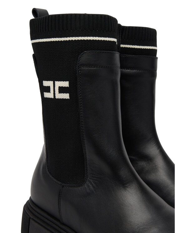 Elisabetta Franchi Elisabetta Franchi Botine Chelsea F4-A5E-0424-1316930 D Negru