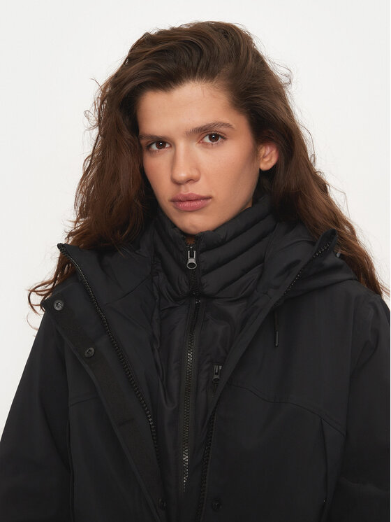 Halti Halti Hanorac Bergga 065-0425 Negru Relaxed Fit