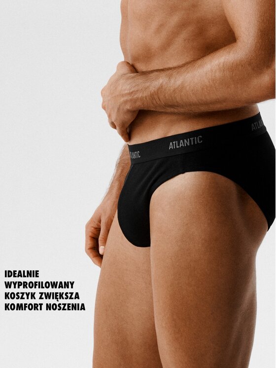 Atlantic Atlantic Slipy sport Czarny