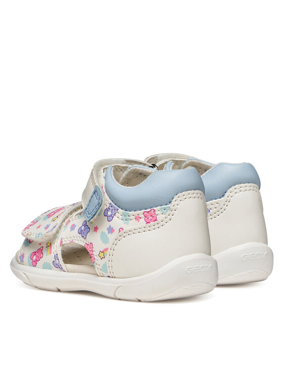 Geox Geox Basutės B Sandal Zapito Girl B556FC 05404 C0270 Balta