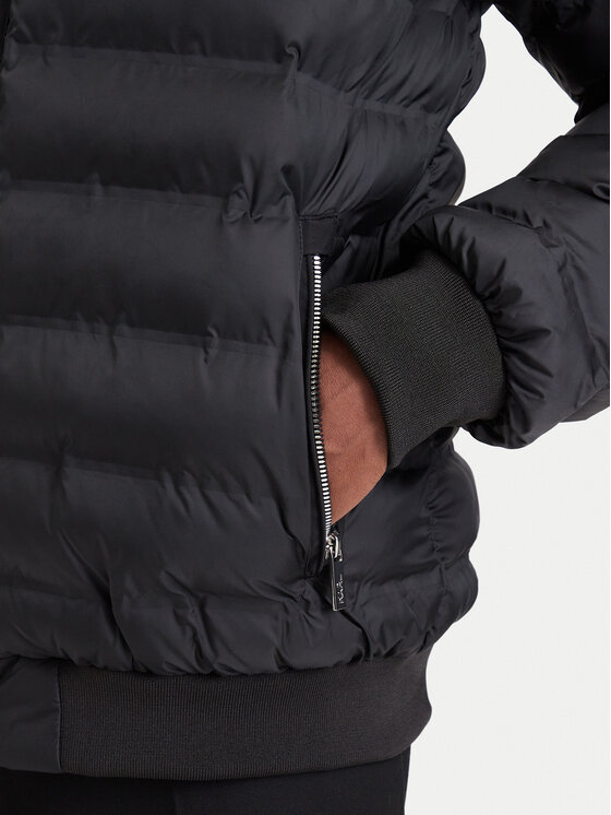 KARL LAGERFELD KARL LAGERFELD Kurtka przejściowa 505024 564596 Czarny Regular Fit