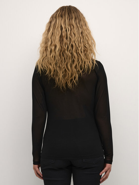 Kaffe Kaffe Bluse Solla 10551939 Schwarz Regular Fit