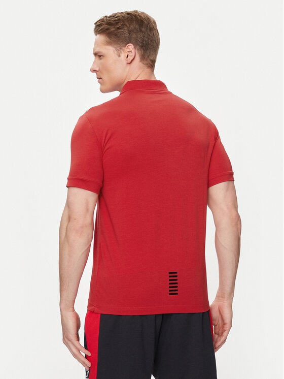 EA7 Emporio Armani EA7 Emporio Armani Polokošile 8NPF04 PJM5Z 1461 Červená Regular Fit