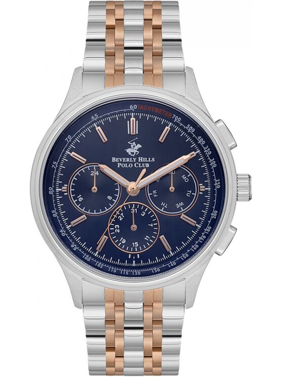 Zegarek Beverly Hills Polo Club, Granatowy, BP3556X.590