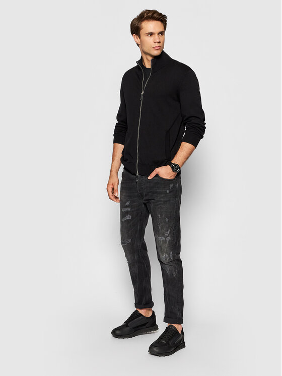 Armani Exchange Armani Exchange Kardigan 8NZE4D ZM8CZ 1200 Czarny Regular Fit