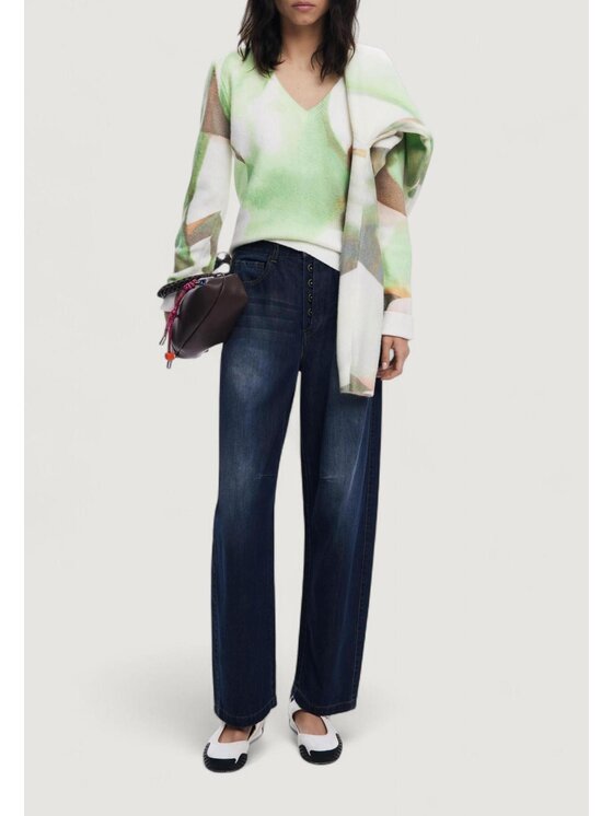 Desigual Desigual Jeansy DENIM_BOMBI Niebieski Casual Fit