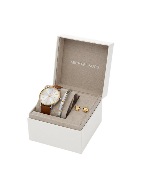 Michael Kors Michael Kors Zegarek MK4897SET Brązowy