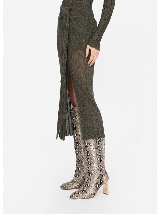 Liu Jo Liu Jo Gonna midi CF5182MS85OA4354 Verde Regular Fit