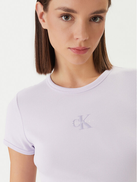 Calvin Klein Jeans Calvin Klein Jeans Ежедневна рокля Monologo Baby LV047F241G Розов Slim Fit