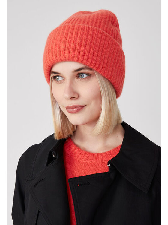 Style Republic Style Republic Czapka Kaszmir Pomarańczowy