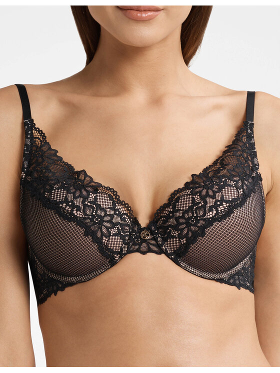 Esotiq Esotiq Biustonosz push-up 40173 Czarny