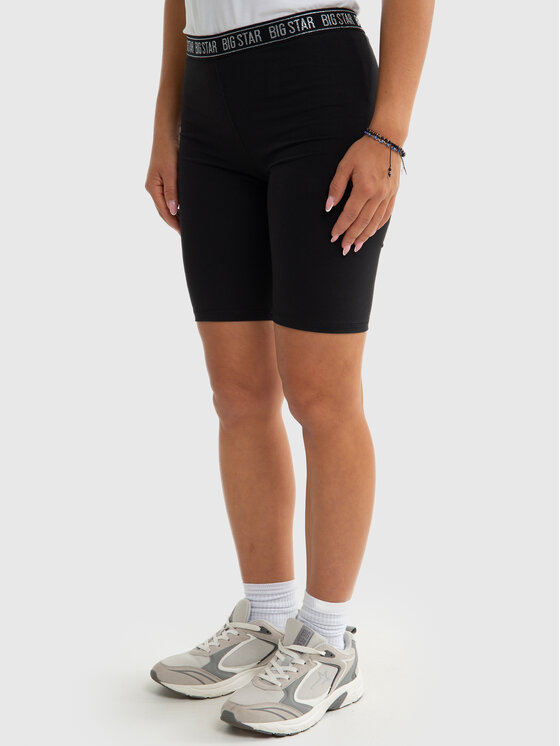 BIG STAR BIG STAR Szorty materiałowe NIKOLINASA Czarny Slim Fit