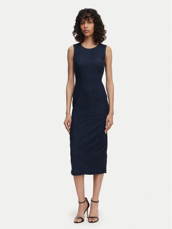 Guess Guess Vestito da giorno W6RK72 D6980 Blu scuro Regular Fit
