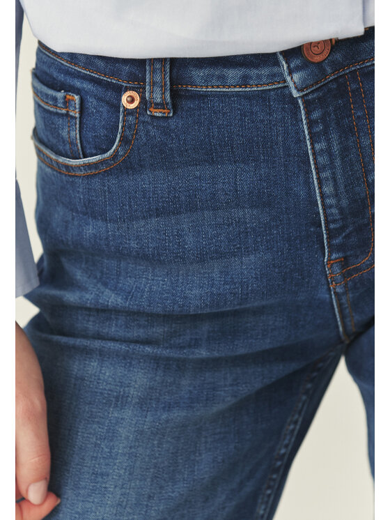 TATUUM TATUUM Džínsy TAROS 1 Tmavomodrá Slim Fit