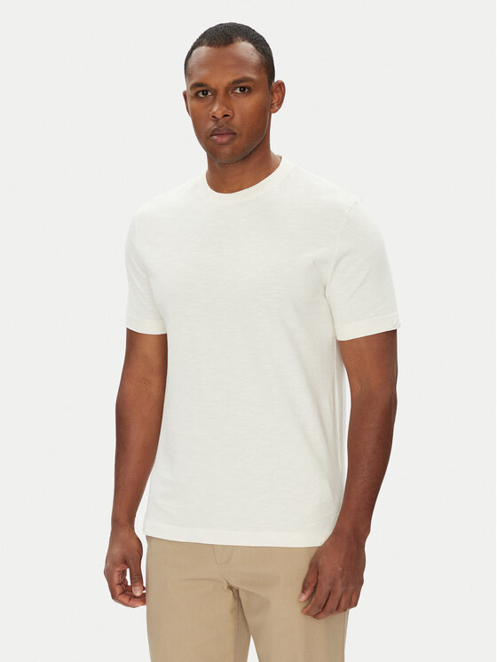 United Colors Of Benetton United Colors Of Benetton T-särk 36JGU105U Beež Relaxed Fit