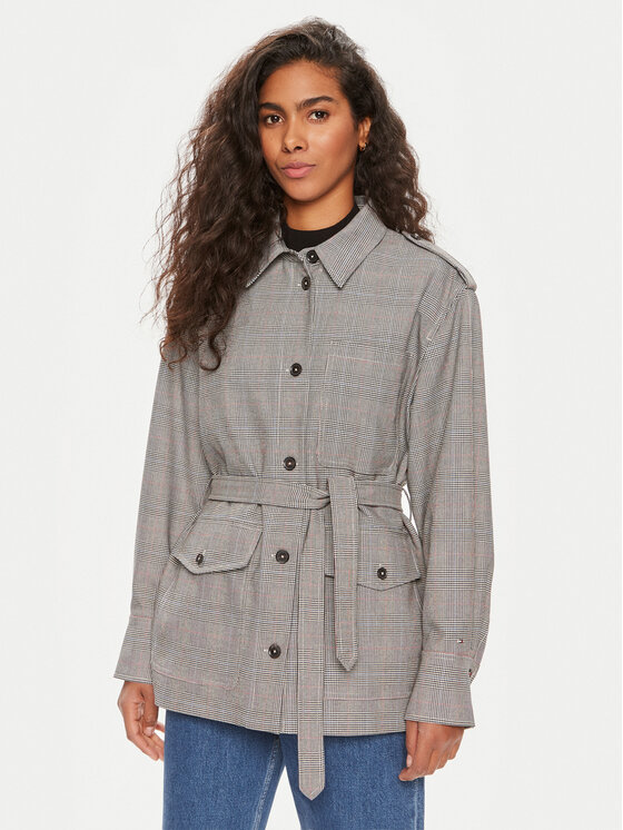 Tommy Hilfiger Tommy Hilfiger Übergangsjacke WW0WW43316 Grau Regular Fit