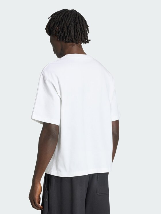 adidas adidas T-Shirt 164827 Biały Loose Fit