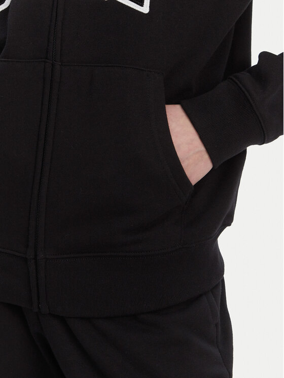 Gap Gap Majica dugih rukava 727433-04 Crna Relaxed Fit