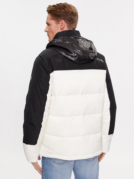 Champion Champion Kurtka przejściowa Jacket 219191 Écru Regular Fit