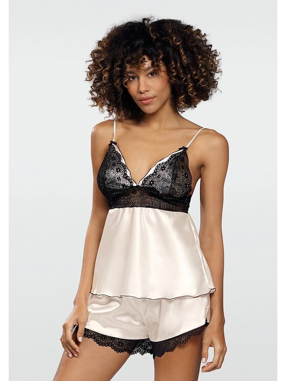 DKaren Lingerie DKaren Lingerie Komplet bielizny Ola Écru Close Fit