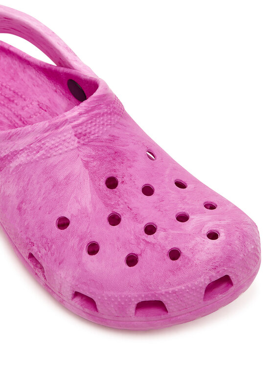 Crocs Crocs Šlepetės Kids' Classic Watercolor Marbled Clog 211602 Rožinė