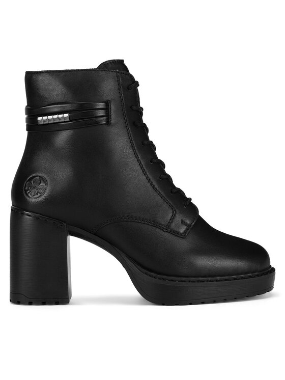 Rieker Trzewiki Y4102-00 Czarny