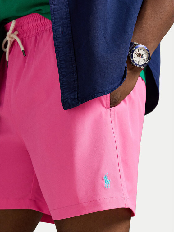 Polo Ralph Lauren Polo Ralph Lauren Plavecké šortky 710957782506 Ružová Classic Fit