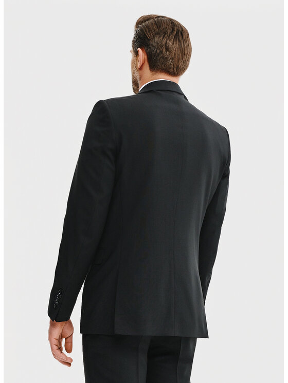 Pako Lorente Pako Lorente Marynarka P25SP-3G-029 Czarny Slim Fit