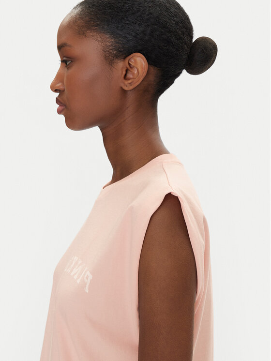 PINKO PINKO Marškinėliai 104268 A2C0 Rožinė Regular Fit