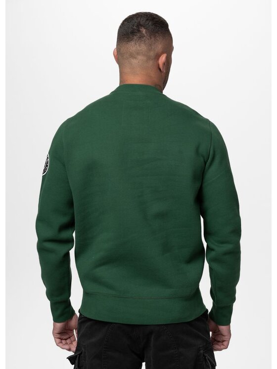 PITBULL PITBULL Bluza NORTON Zielony Regular Fit