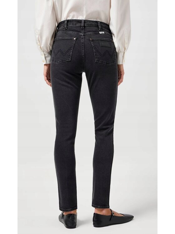 Wrangler Wrangler Jeans Sienna 635 Nero Skinny Fit